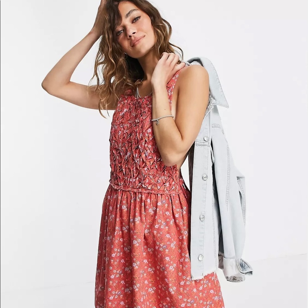 Free People Petunia Backless Mini Dress - Size M